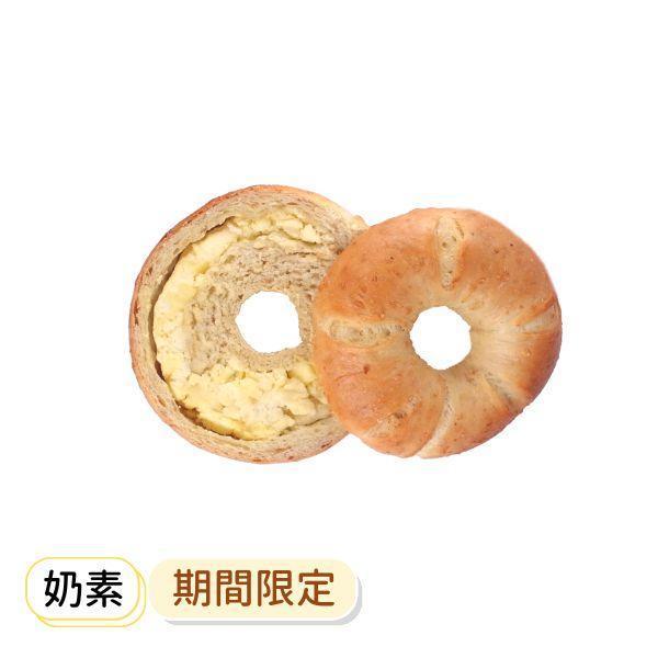 燕麥乾酪奶油乳酪 貝果 , 早餐 , 早午餐 , 點心