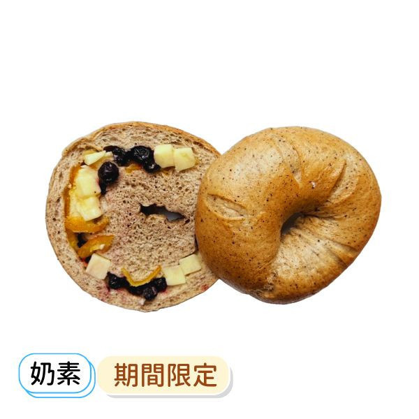 伯爵橙香藍莓優格 貝果 , 早餐 , 早午餐 , 點心