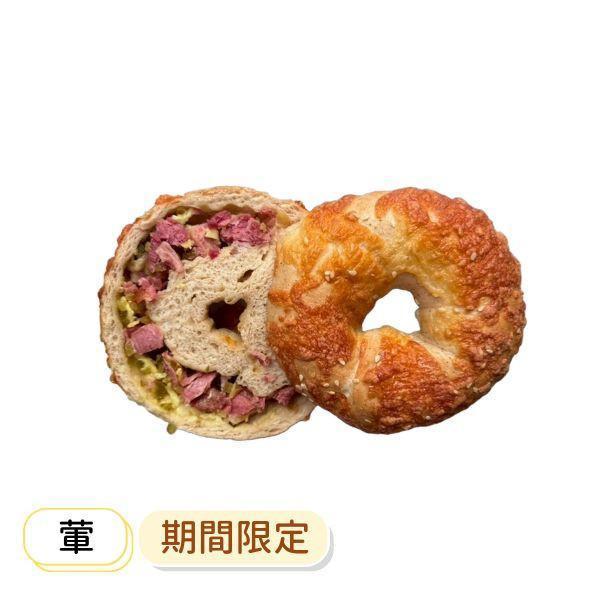 起士德國豬腳 貝果 , 早餐 , 早午餐 , 點心