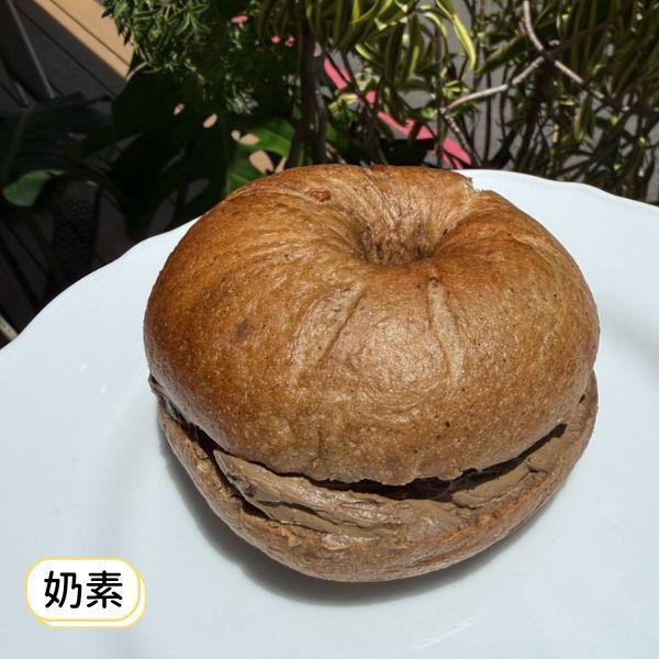 厚乳抹醬貝果 貝果 , 早餐 , 早午餐 , 點心