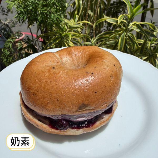 厚乳抹醬貝果 貝果 , 早餐 , 早午餐 , 點心