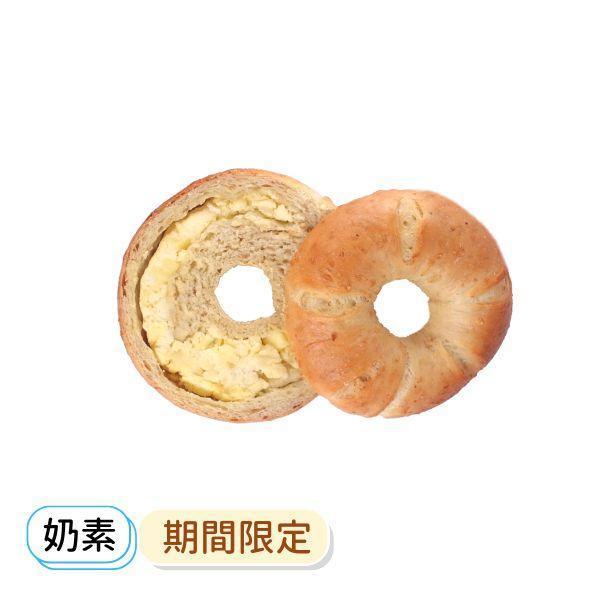 燕麥乾酪奶油乳酪 貝果 , 早餐 , 早午餐 , 點心