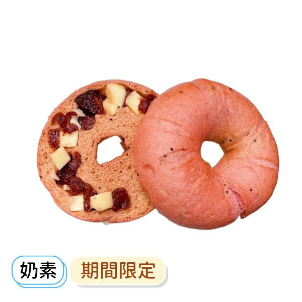 火龍果洛神優格 貝果、早餐、早午餐、點心