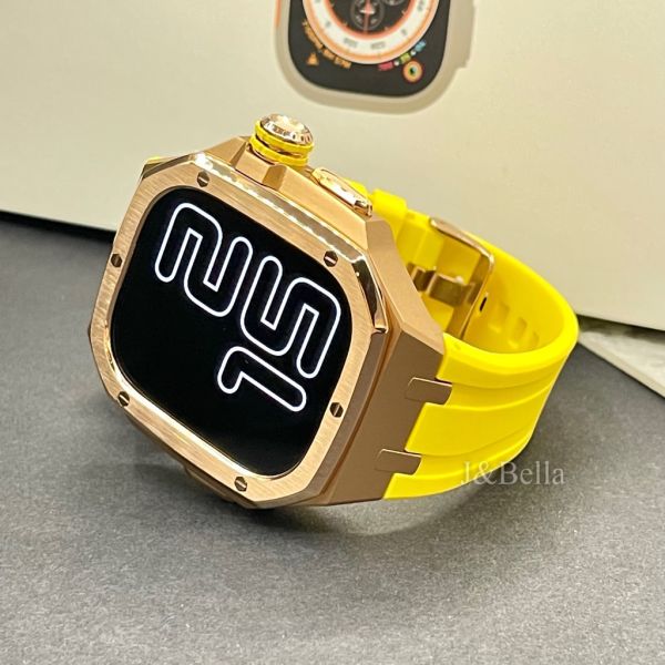 Apple Watch Ultra 49mm 玫瑰金色不鏽鋼鋁合金手錶殼 Apple Watch手錶殼,Apple Watch不鏽鋼殼,Apple Watch保護殼,Apple Watch鋁合金殼,Apple Watch鈦合金殼,Apple Watch碳纖維殼,Apple Watch石英纖維,Apple Watch透明錶殼,Apple Watch水晶錶殼,Apple Watch錶帶