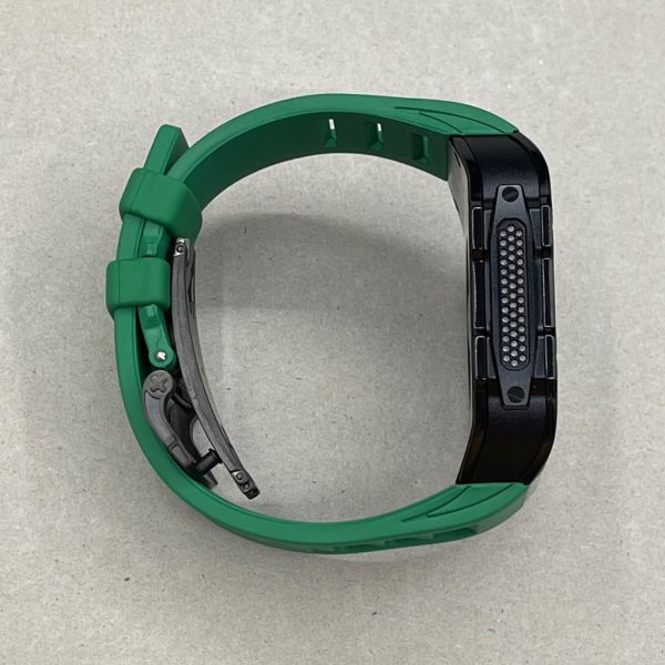 Apple Watch 10 RSC 46mm 黑色不鏽鋼手錶殼(綠色錶帶) Apple Watch手錶殼,Apple Watch不鏽鋼殼,Apple Watch保護殼,Apple Watch鋁合金殼,Apple Watch鈦合金殼,Apple Watch碳纖維殼,Apple Watch石英纖維,Apple Watch透明錶殼,Apple Watch水晶錶殼,Apple Watch錶帶