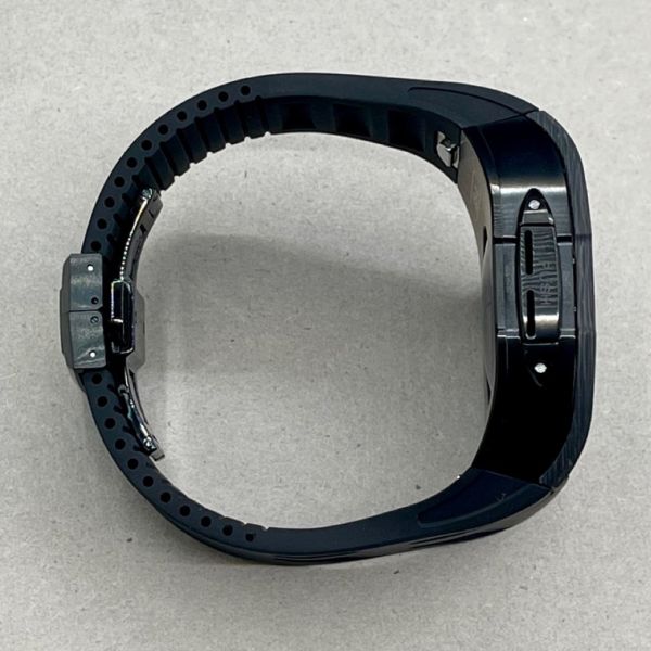 Apple Watch RSC2-Carbon 46mm 黑色碳纖維手錶殼(黑色錶冠環+黑色橡膠錶帶) Apple Watch手錶殼,Apple Watch不鏽鋼殼,Apple Watch保護殼,Apple Watch鋁合金殼,Apple Watch鈦合金殼,Apple Watch碳纖維殼,Apple Watch石英纖維,Apple Watch透明錶殼,Apple Watch水晶錶殼,Apple Watch錶帶