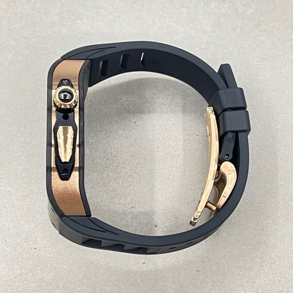 Apple Watch 10 RSC-Carbon 46mm 黑玫瑰金碳纖維手錶殼(黑色錶帶) Apple Watch手錶殼,Apple Watch不鏽鋼殼,Apple Watch保護殼,Apple Watch鋁合金殼,Apple Watch鈦合金殼,Apple Watch碳纖維殼,Apple Watch石英纖維,Apple Watch透明錶殼,Apple Watch水晶錶殼,Apple Watch錶帶