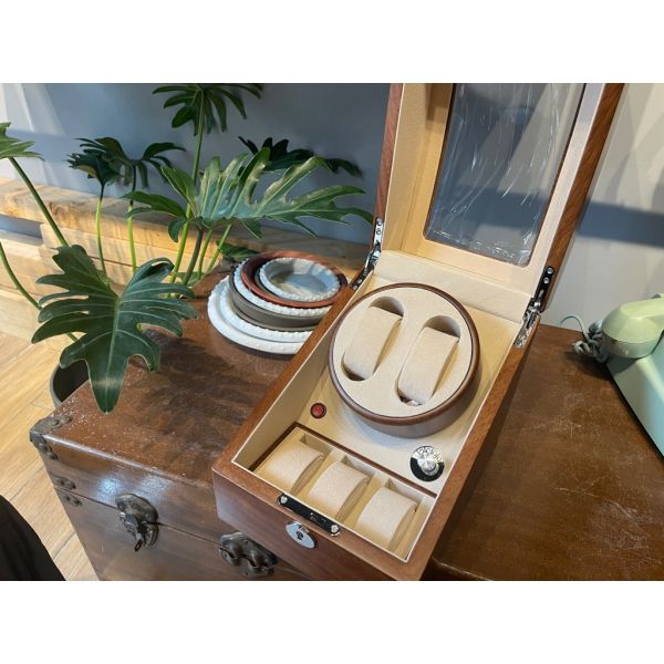 NG全新瑕疵品 2+3木色鋪棉LED燈款(開蓋停) 手錶盒,錶盒,搖錶器,自動上鍊錶盒,手錶,收納盒,禮物盒,展示盒,收藏盒,J&Bella錶盒專賣店
