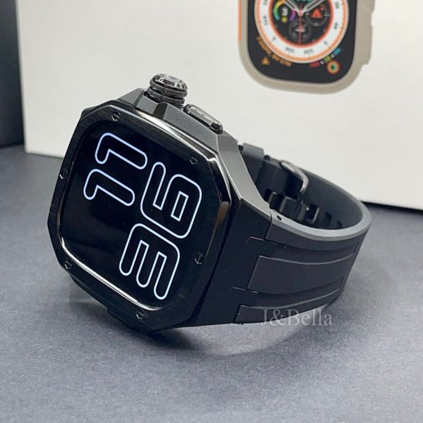 Apple Watch Ultra 49mm 黑色不鏽鋼鋁合金手錶殼 Apple Watch手錶殼,Apple Watch不鏽鋼殼,Apple Watch保護殼,Apple Watch鋁合金殼,Apple Watch鈦合金殼,Apple Watch碳纖維殼,Apple Watch石英纖維,Apple Watch透明錶殼,Apple Watch水晶錶殼,Apple Watch錶帶