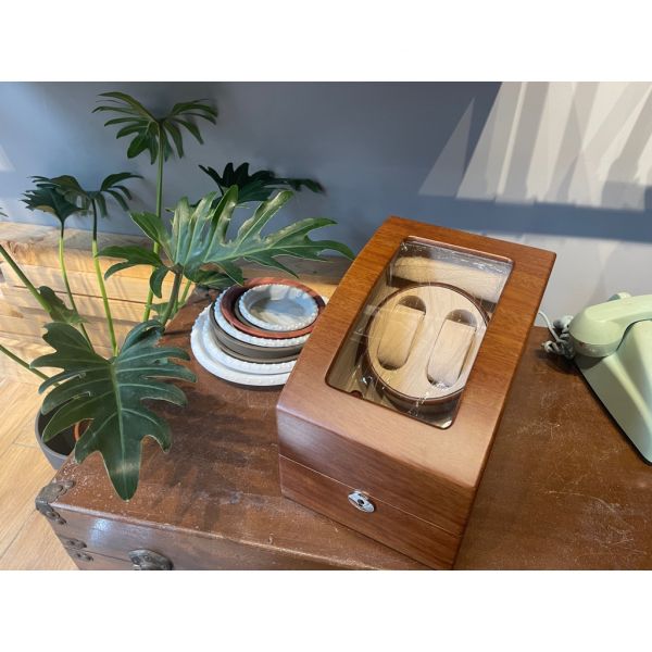 NG全新瑕疵品 2+3木色鋪棉LED燈款(開蓋停) 手錶盒,錶盒,搖錶器,自動上鍊錶盒,手錶,收納盒,禮物盒,展示盒,收藏盒,J&Bella錶盒專賣店