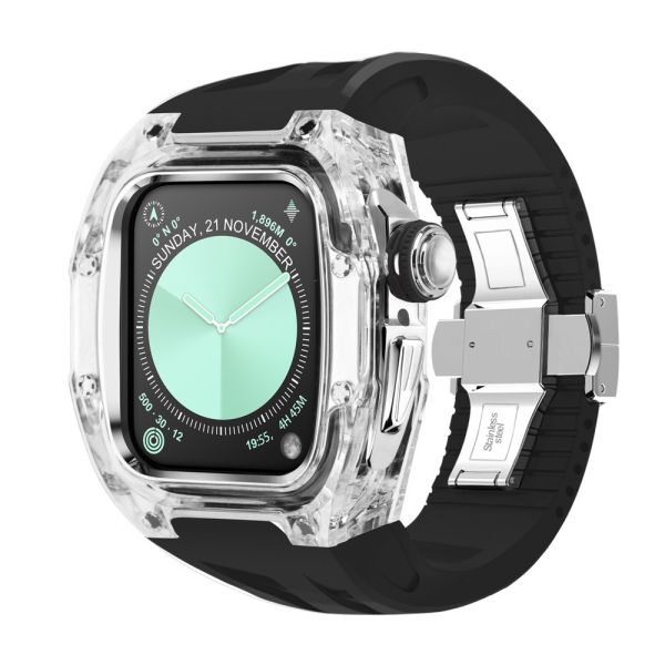 Apple Watch TR90 Case 46mm 透明銀色手錶殼 Apple Watch手錶殼,Apple Watch不鏽鋼殼,Apple Watch保護殼,Apple Watch鋁合金殼,Apple Watch鈦合金殼,Apple Watch碳纖維殼,Apple Watch石英纖維,Apple Watch透明錶殼,Apple Watch水晶錶殼,Apple Watch錶帶