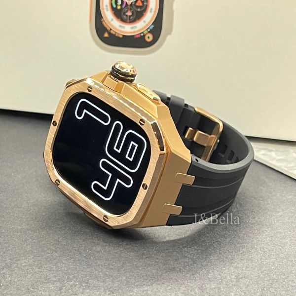 Apple Watch Ultra 49mm 玫瑰金色不鏽鋼鋁合金手錶殼 Apple Watch手錶殼,Apple Watch不鏽鋼殼,Apple Watch保護殼,Apple Watch鋁合金殼,Apple Watch鈦合金殼,Apple Watch碳纖維殼,Apple Watch石英纖維,Apple Watch透明錶殼,Apple Watch水晶錶殼,Apple Watch錶帶