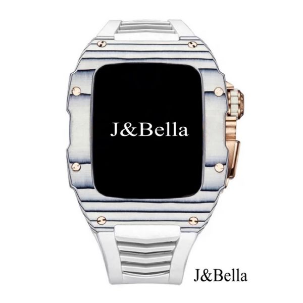 Apple Watch RSC-Carbon 44mm、45mm 白色碳纖維手錶殼 Apple Watch手錶殼,Apple Watch不鏽鋼殼,Apple Watch錶殼,Apple Watch保護殼,Apple Watch錶帶