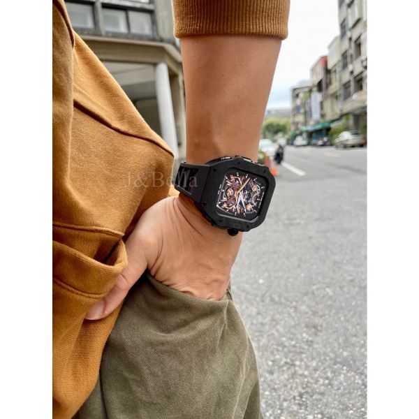 Apple Watch RSC-Carbon Ultra 49mm 極致黑色碳纖維手錶殼 Apple Watch手錶殼,Apple Watch不鏽鋼殼,Apple Watch保護殼,Apple Watch鋁合金殼,Apple Watch碳纖維殼,Apple Watch透明錶殼,Apple Watch錶帶