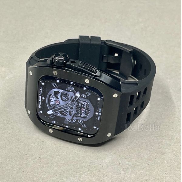 Apple Watch RSC 44mm、45mm 黑色不鏽鋼手錶殼 Apple Watch手錶殼,Apple Watch不鏽鋼殼,Apple Watch錶殼,Apple Watch保護殼,Apple Watch錶帶