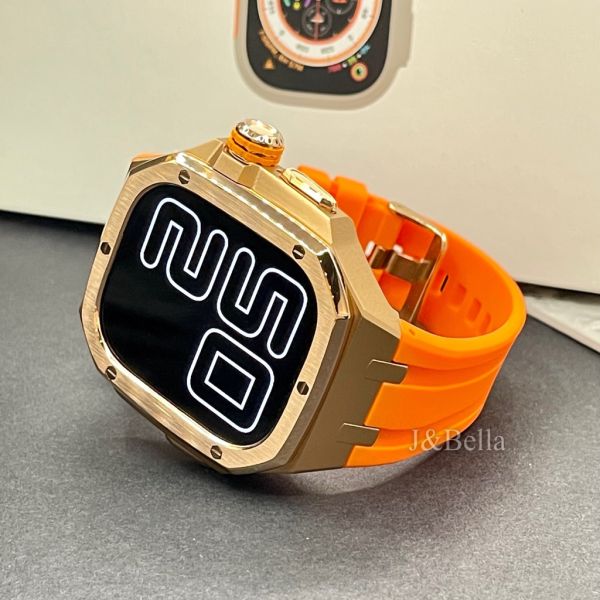 Apple Watch Ultra 49mm 玫瑰金色不鏽鋼鋁合金手錶殼 Apple Watch手錶殼,Apple Watch不鏽鋼殼,Apple Watch保護殼,Apple Watch鋁合金殼,Apple Watch鈦合金殼,Apple Watch碳纖維殼,Apple Watch石英纖維,Apple Watch透明錶殼,Apple Watch水晶錶殼,Apple Watch錶帶