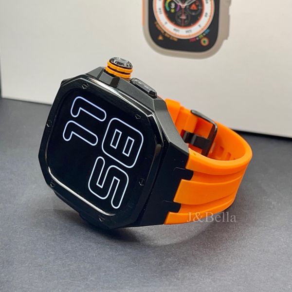 Apple Watch Ultra 49mm 黑色不鏽鋼鋁合金手錶殼 Apple Watch手錶殼,Apple Watch不鏽鋼殼,Apple Watch保護殼,Apple Watch鋁合金殼,Apple Watch鈦合金殼,Apple Watch碳纖維殼,Apple Watch石英纖維,Apple Watch透明錶殼,Apple Watch水晶錶殼,Apple Watch錶帶