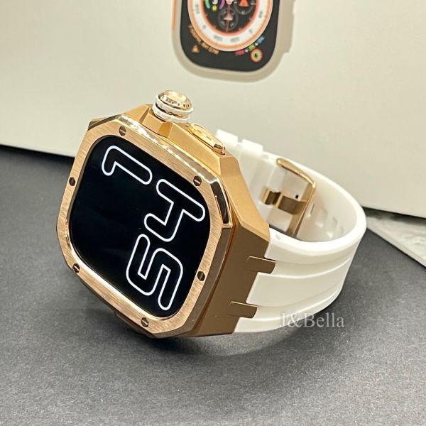 Apple Watch Ultra 49mm 玫瑰金色不鏽鋼鋁合金手錶殼 Apple Watch手錶殼,Apple Watch不鏽鋼殼,Apple Watch保護殼,Apple Watch鋁合金殼,Apple Watch鈦合金殼,Apple Watch碳纖維殼,Apple Watch石英纖維,Apple Watch透明錶殼,Apple Watch水晶錶殼,Apple Watch錶帶