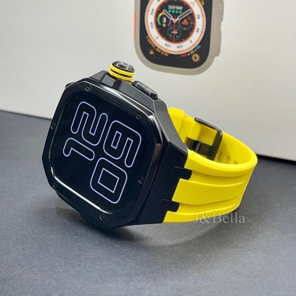 Apple Watch Ultra 49mm 黑色不鏽鋼鋁合金手錶殼 Apple Watch手錶殼,Apple Watch不鏽鋼殼,Apple Watch保護殼,Apple Watch鋁合金殼,Apple Watch鈦合金殼,Apple Watch碳纖維殼,Apple Watch石英纖維,Apple Watch透明錶殼,Apple Watch水晶錶殼,Apple Watch錶帶