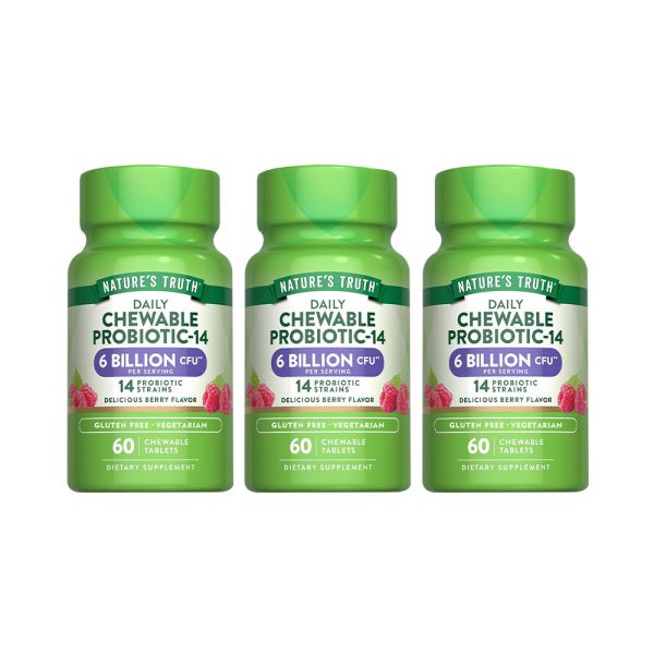 綠萃淨 兒童ProBio-14益生菌口含錠x3瓶組(60錠/瓶) 益生菌,益生菌口含錠,排便順暢,調整體質