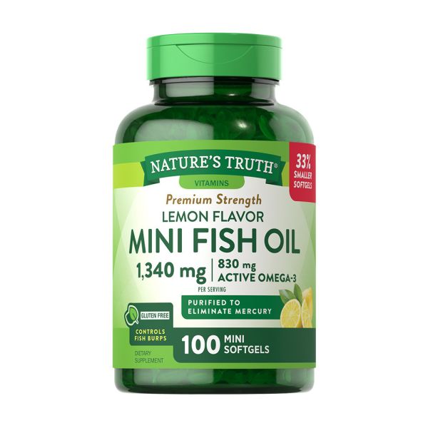 綠萃淨 超濃縮魚油迷你軟膠囊(100粒/瓶) 