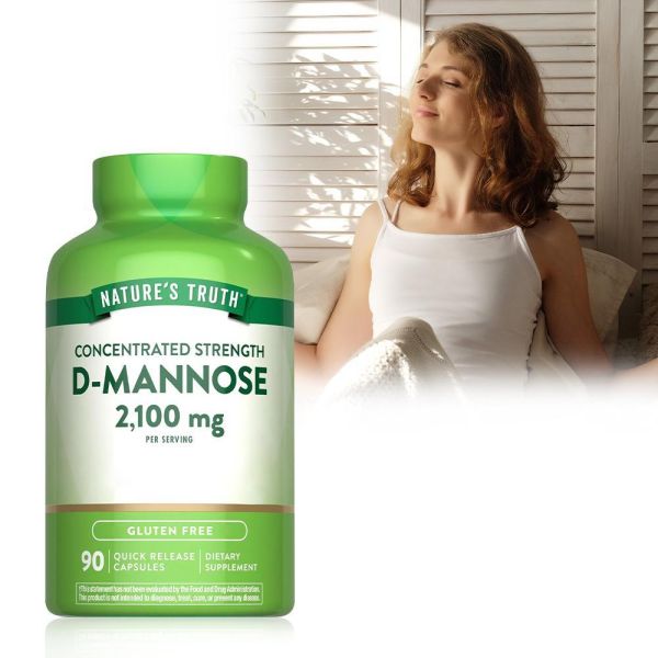 綠萃淨 特級D-甘露糖膠囊(90粒/瓶) 蔓越莓,D-甘露糖,私密保養,甘露糖