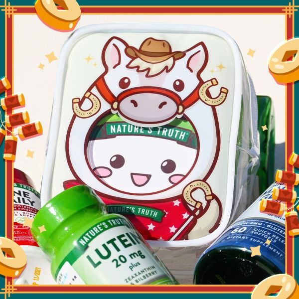 贈-【綠萃淨】品牌馬年娃包(含吊飾) 