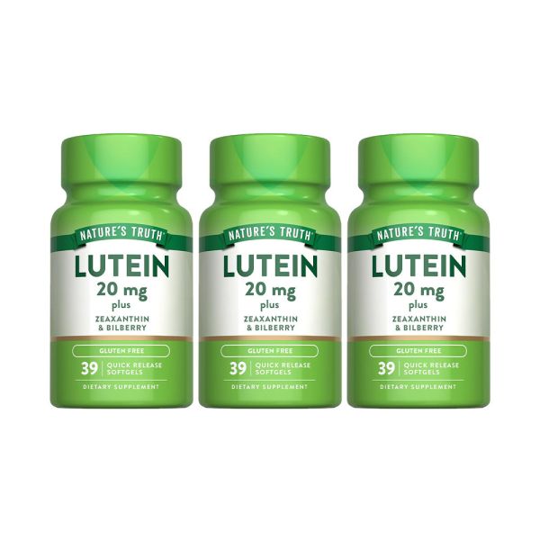 綠萃淨 Visi-Gold威視晶葉黃素+山桑子軟膠囊x3瓶組(39粒/瓶) 葉黃素,玉米黃素,山桑子,游離型葉黃素,Sundown葉黃素