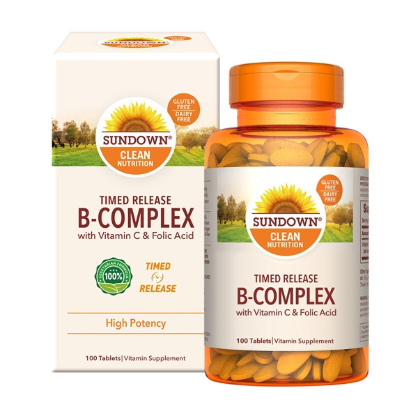 【即期品】緩釋型超級B群+C錠-B12加強配方(100錠/瓶)_效期至2026/1/31 B群,維他命C,體力,精神,B12,長效型B群