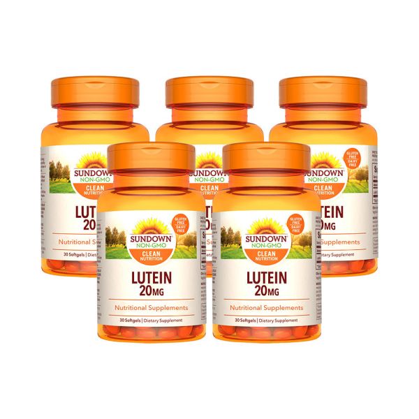 【即期品】游離型超級葉黃素20mg軟膠囊x5瓶組(30粒/瓶)_效期至2026/1/31 護眼,葉黃素,山桑子,白內障,黃斑部病變,近視