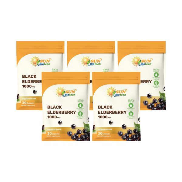 Sun日落恩賜 64倍濃縮接骨木膠囊x5袋組(30粒/袋) 接骨木,濃縮接骨木,調整體質,增強抵抗力