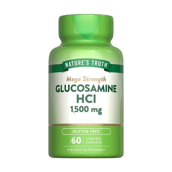 綠萃淨 敏捷葡萄糖胺1500mg活力錠(60錠/瓶) 葡萄糖胺,玻尿酸,行動靈活