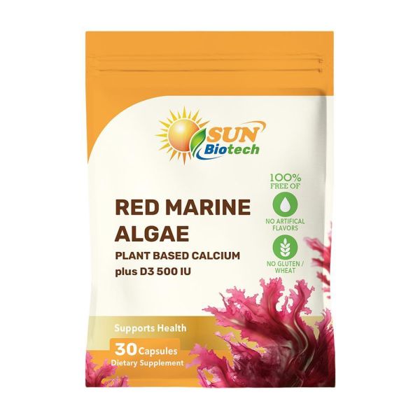 Sun日落恩賜 愛爾蘭海藻鈣+D3複方膠囊(30粒/袋) 海藻鈣,鈣,鎂,D3