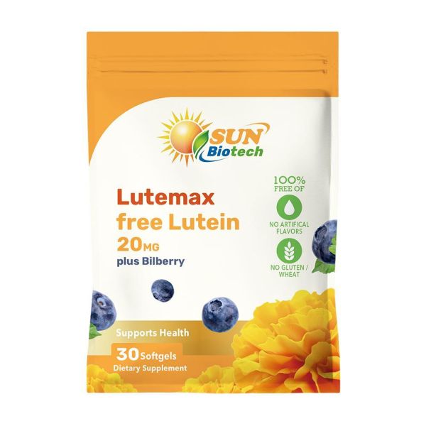 Sun日落恩賜 Lutemax游離型葉黃素20mg+山桑子軟膠囊(30粒/袋) 葉黃素,山桑子,玉米黃素,護眼,近視