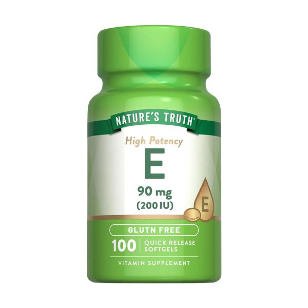 綠萃淨 維生素E 200 IU軟膠囊(100粒/瓶) 