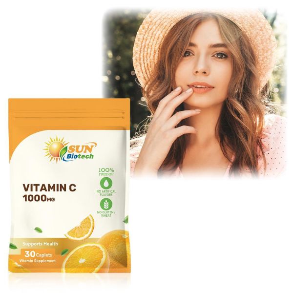 Sun日落恩賜 光炫維生素C 1000mg錠(30錠/袋) 維他命C,抗氧化,免疫力,膠原蛋白,鐵