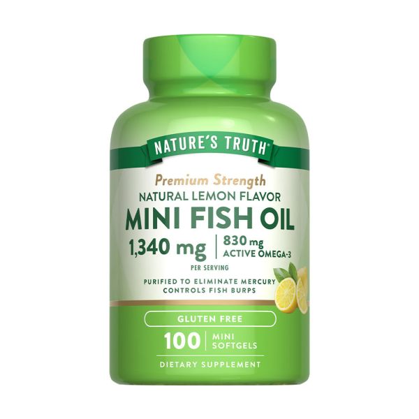 綠萃淨 超濃縮魚油迷你軟膠囊(100粒/瓶) 