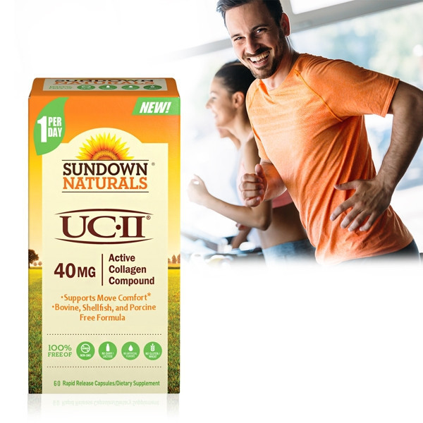 【即期品】勇健UCII®非變性二型膠囊(60粒/瓶)_效期至2026/2/28 葡萄糖胺,軟骨素,鈣,二型膠原蛋白,UCII,關節保養