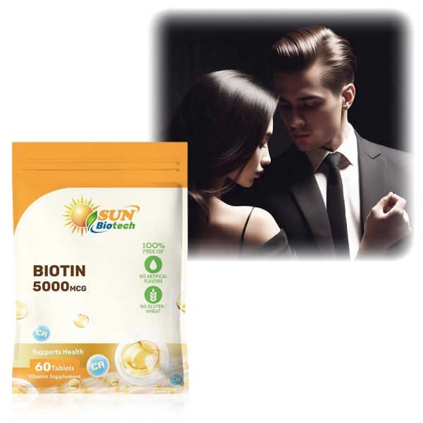 【狂降5折】Sun日落恩賜 生物素5000mcg+鈣錠(60錠/袋)_效期2027/6/30 生物素,鈣,維生素B7,維生素H,新陳代謝,咖啡因洗髮露