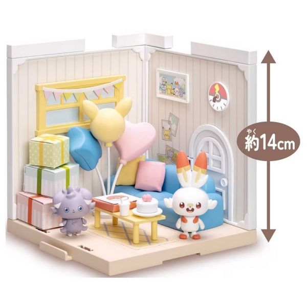 休息室 炎兔兒+妙喵/PC21323 寶可夢Pokepeace娃娃屋 休息室,炎兔兒,妙喵,PC21323,寶可夢,Pokepeace,娃娃屋,4904810213239