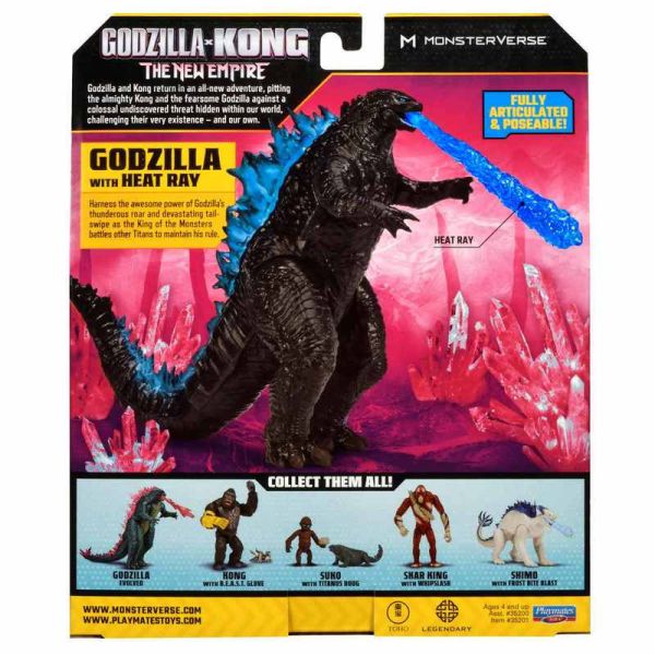 6吋 Godzilla (Version 1 - Original + Accessories)/PT35200-1 哥吉拉大戰金剛2 經典公仔 6吋,Godzilla,Version 1,Original,Accessories,PT35200-1 ,哥吉拉,大戰,金剛,經典,公仔,King Kong,Kong,PT35200-1,043377352013﻿,新帝國,哥吉拉與金剛