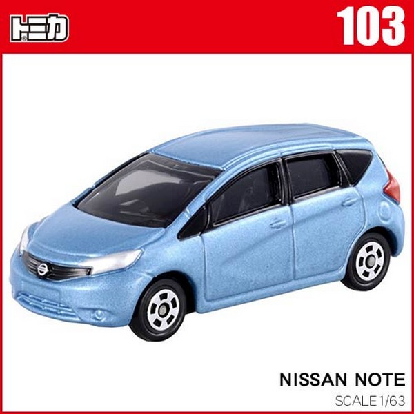 日產NOTE(藍)/TOMICA 103多美 火柴盒小汽車 日產,NOTE,(藍)/,TOMICA, 103多美, 火柴盒小汽車