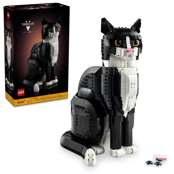 Ideas-賓士貓(2)/L21349 樂高積木 LEGO,Ideas,賓士貓,L21349,樂高積木,Tuxedo Cat,LEGO® Ideas,寵物,cat,貓,大人收藏的樂高