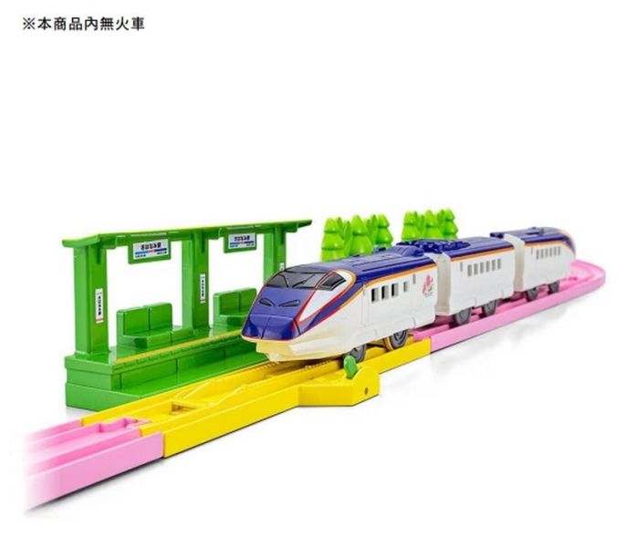 春季粉色軌道組/TP91527 多美火車 春季粉色軌道組,TP91527,多美火車系列,多美火車,TOMY,TAKARA  TOMY, PLA RAIL,鐵道王國,火車軌道,櫻花祭,春天,賞櫻