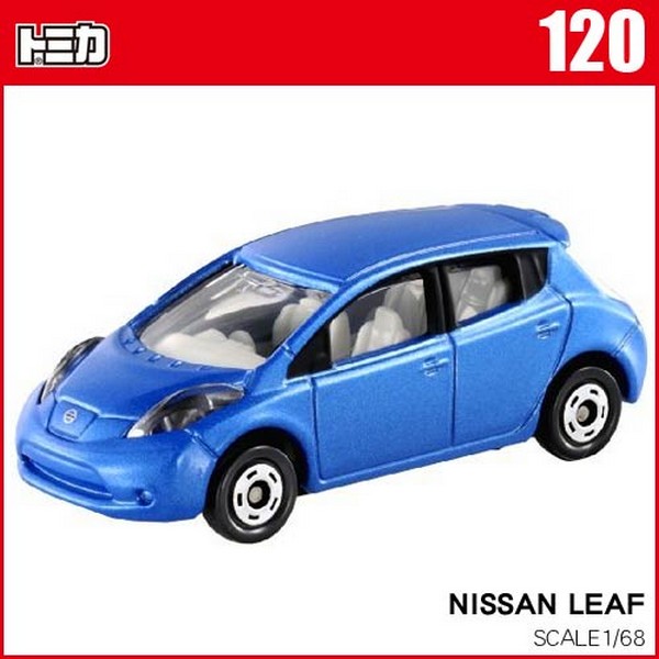 日產 LEAF(藍)/TOMICA 120-1多美 火柴盒小汽車 日產, LEAF,(藍,/TOMICA, 120-1多美, 火柴盒小汽車