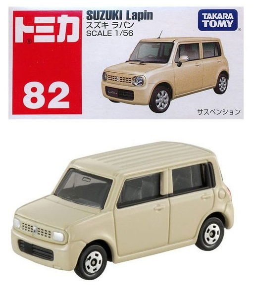 鈴木Lapin(米黃)/TOMICA 082多美 火柴盒小汽車 鈴木,Lapin,(米黃)/,TOMICA, 082,多美 ,火柴盒小汽車