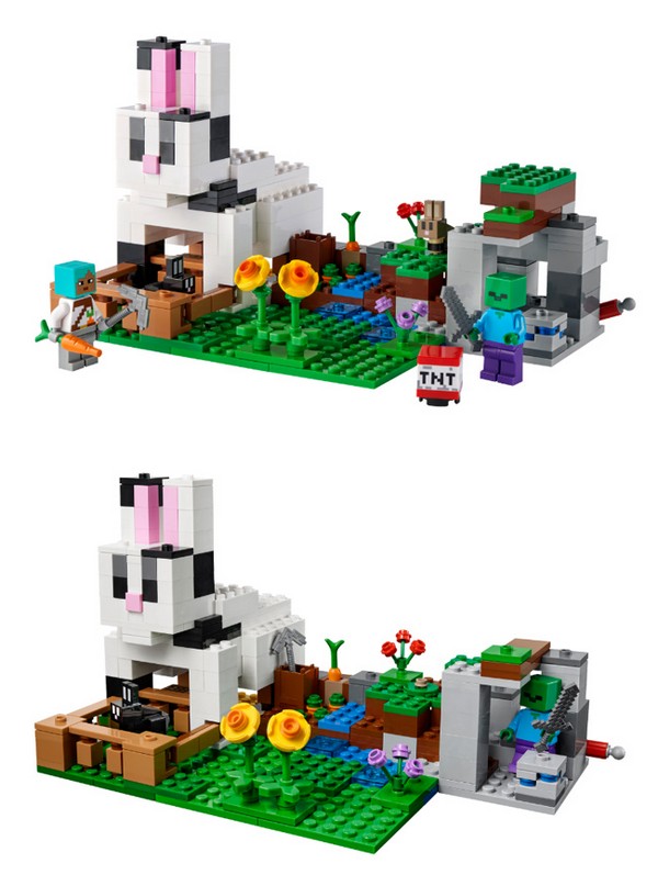 Minecraft-兔子牧場/L21181 Minecraft,兔子,牧場,/L21181,LEGO,5702017156606