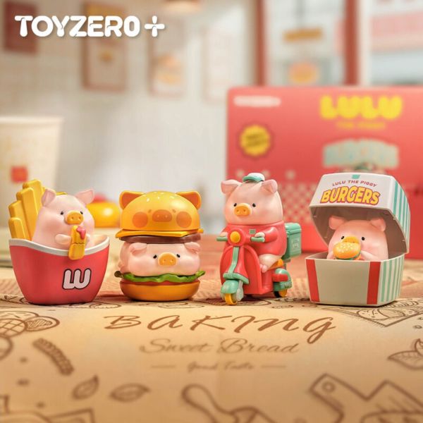 LuLu豬 漢堡急送 LuLu the Piggy Bugers 可動盲盒 罐頭豬 Toyzeroplus CICI's Story,Toyzeroplus,LULU豬 漢堡急送,盲盒,上班好朋友,盲盒 專賣,lulu the piggy,52TOYS,LuLu the Piggy burgers