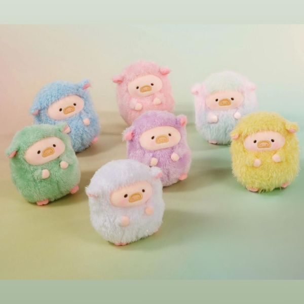 Toyzeroplus LuLu 彩虹豬羊毛絨公仔 LuLu豬 Rainbow Sheep Toyzeroplus LuLu豬 彩虹豬羊毛絨公仔,LuLu Rainbow Sheep,毛絨盲盒,上班好朋友,盲盒 專賣,lulu the piggy travel