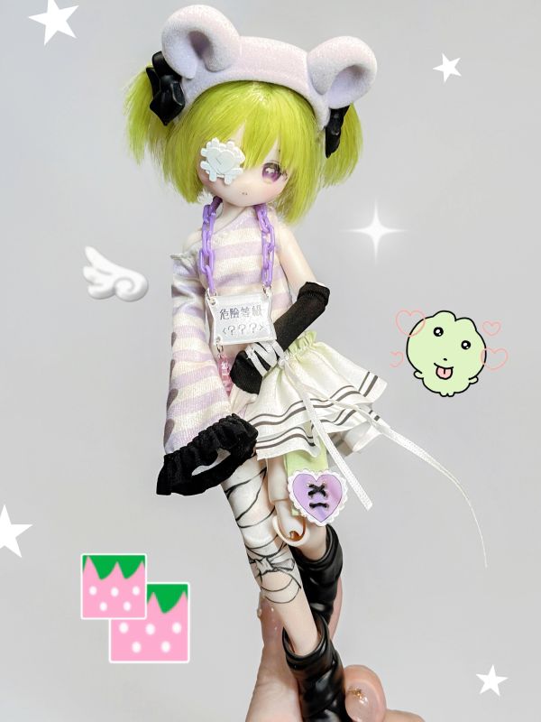 《可愛怪談》8分 搪膠 植髮 BJD娃 不可食用人偶 BJD盲盒 Ball-Jointed Doll 可動人偶 可愛怪談 8分 搪膠 植髮 BJD娃 不可食用人偶 BJD盲盒 Ball-Jointed Doll 可動人偶,不可食用人偶BJD